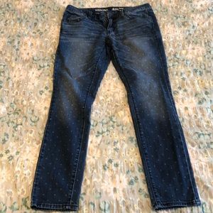 Merona Skinny Polka Dot Jeans
